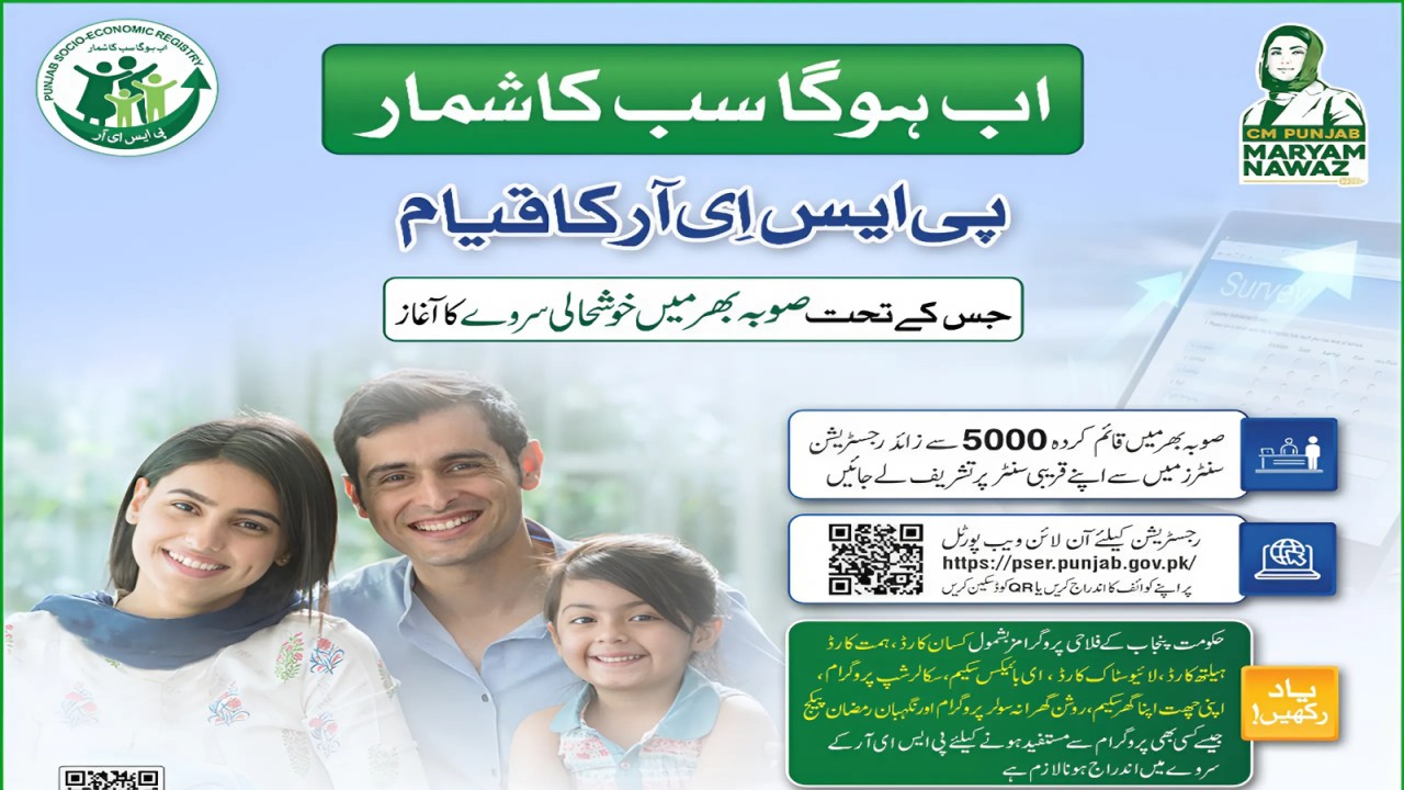 How to Register for the The Punjab Socio-Economic Registry (PSER) 2025 Program