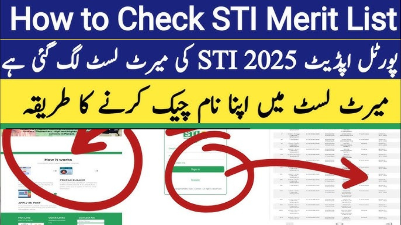 STI Interview Result 2025 Check Selected Candidates List Online sti.pesrp.edu.pk